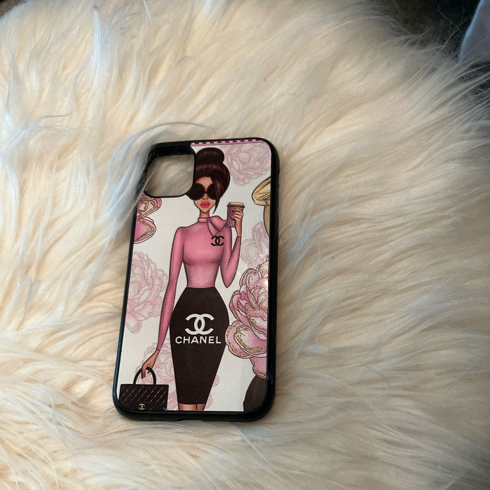 Chanel IPhone 11 phone cover. Great condition beautiful.